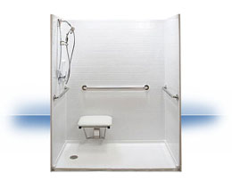 Walk in shower in Malone by Independent Home Products, LLC